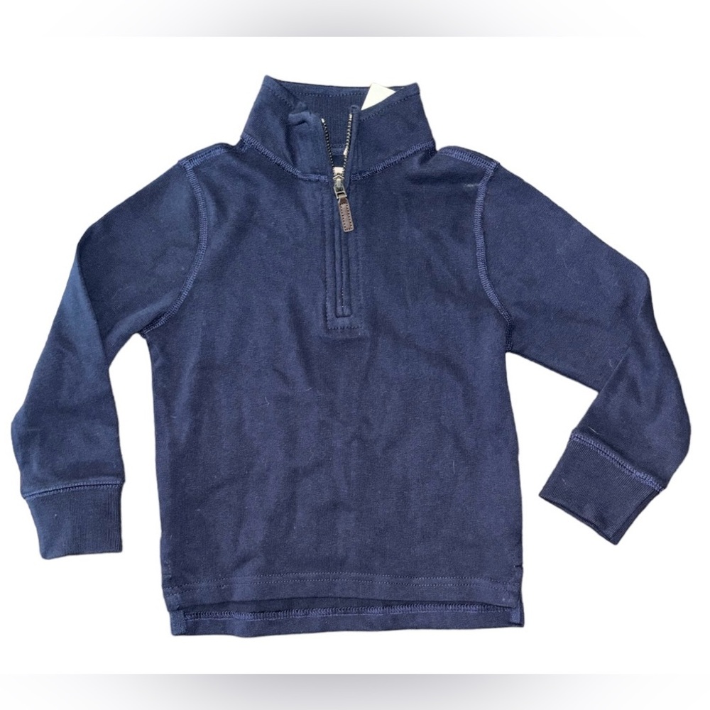 J. Crew Navy Blue Half-zip Popover